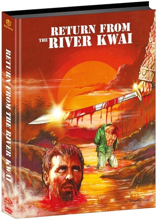 Return from the River Kwai (1989) Cover A, Wattiert, Limited Edition, Mediabook, Blu-ray + DVD