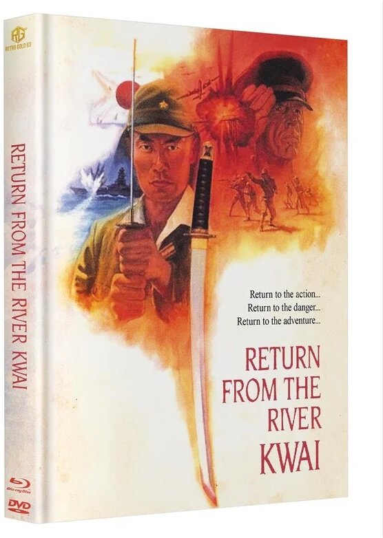 Return from the River Kwai (1989) Cover B, Limited Edition, Mediabook, Blu-ray + DVD