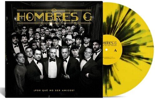 Hombres G - Por Que No Ser Amigos Yellow & Black Splatter Vinyl, LP