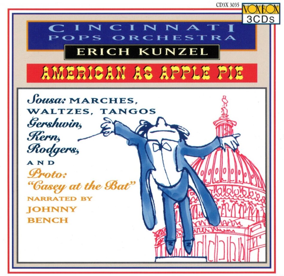 Erich Kunzel & Cincinnati Pops Orchestra - American As Apple Pie 3 CD