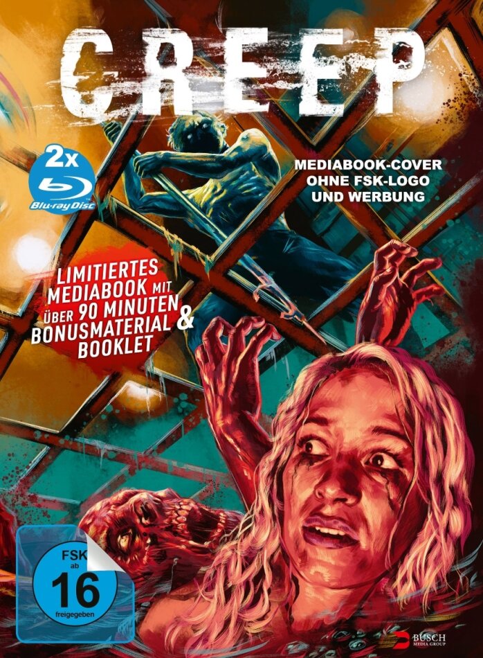 Creep (2004) Cover B, Limited Edition, Mediabook, 2 Blu-rays