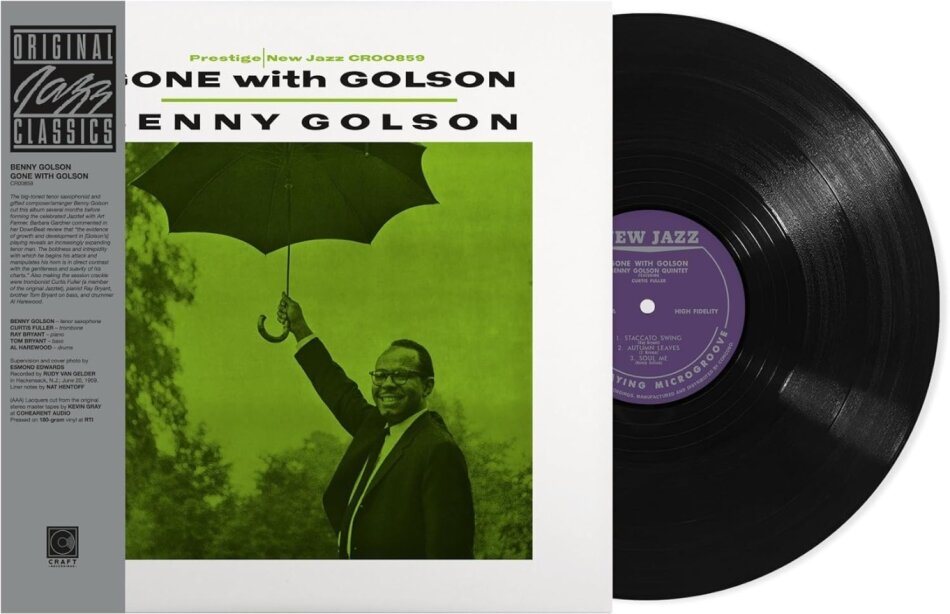 Benny Golson & Curtis Fuller - Gone With Golson 2025 Reissue, Concord Records, LP
