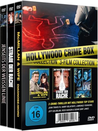 Hollywood Crime Box: 3-Film Collection - McMillan & Wife - Diagnose: Mord / Strasse der Rache / Jenseits der weissen Linie (3 DVDs)