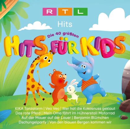 RTL Hits - Die 40 Gr&ouml;ssten Hits F&uuml;r Kids (2 CDs)