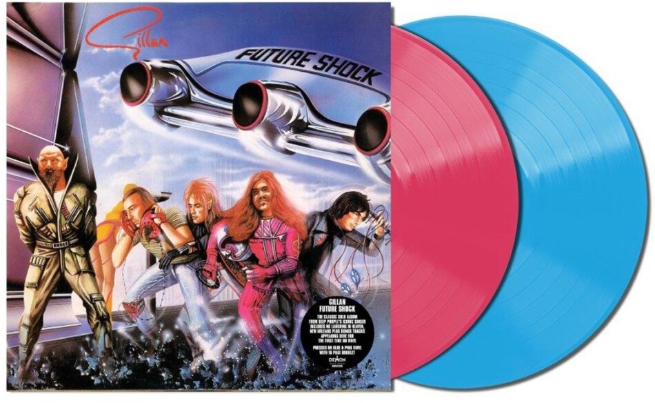 Ian Gillan (Deep Purple) - Future Shock 2025 Reissue, Expanded Edition, 140 Gramm, Blue & Pink Vinyl, 2 LP
