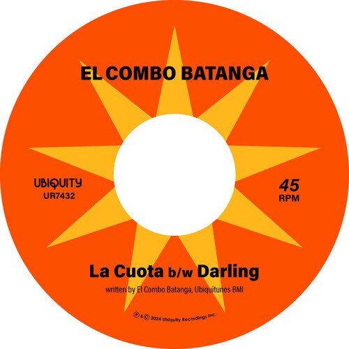 El Combo Batanga - La Cuota B/W Darling 7" Single