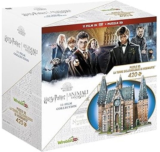Wizarding World: Harry Potter / Animali Fantastici - 11-Film Collection + Clocktower Puzzle, 11 DVD