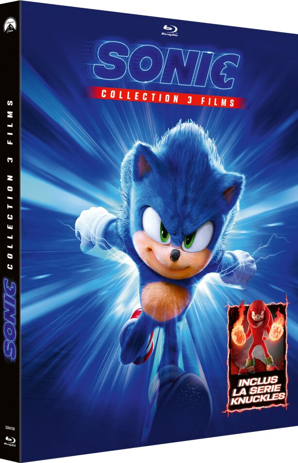 Sonic 1-3 - Collection 3 Films + "Knuckles: Mini-série" 4 Blu-ray