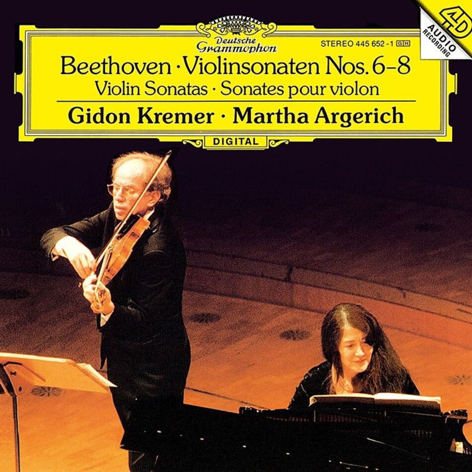 Ludwig van Beethoven (1770-1827), Gidon Kremer & Martha Argerich - Violin Sonatas Nos 6 - 8 Analogphonic, 2025 Reissue, Limited Edition, 2 LPs