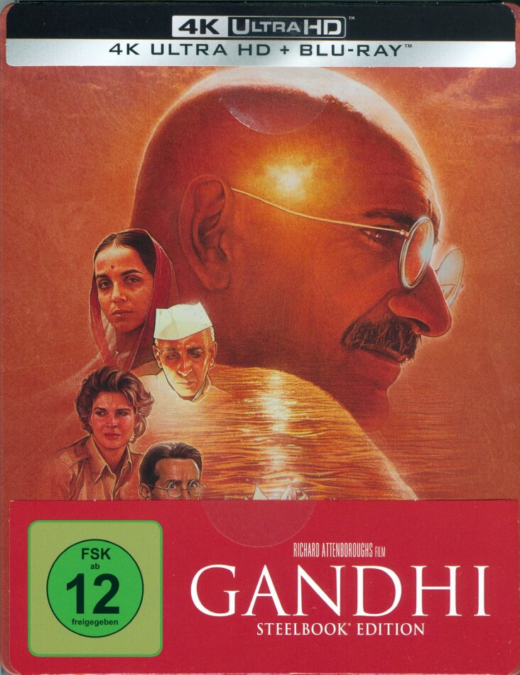 Gandhi (1982) Limited Edition, Steelbook, 2 4K Ultra HDs + 2 Blu-rays
