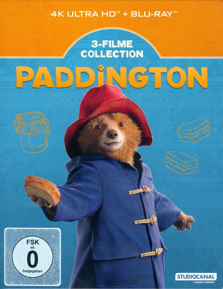 Paddington - 3-Filme Collection 3 4K Ultra HDs + 3 Blu-rays