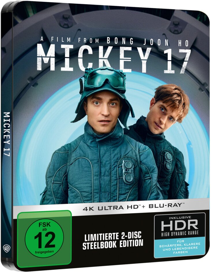Mickey 17 (2024) Limited Edition, Steelbook, 4K Ultra HD + Blu-ray