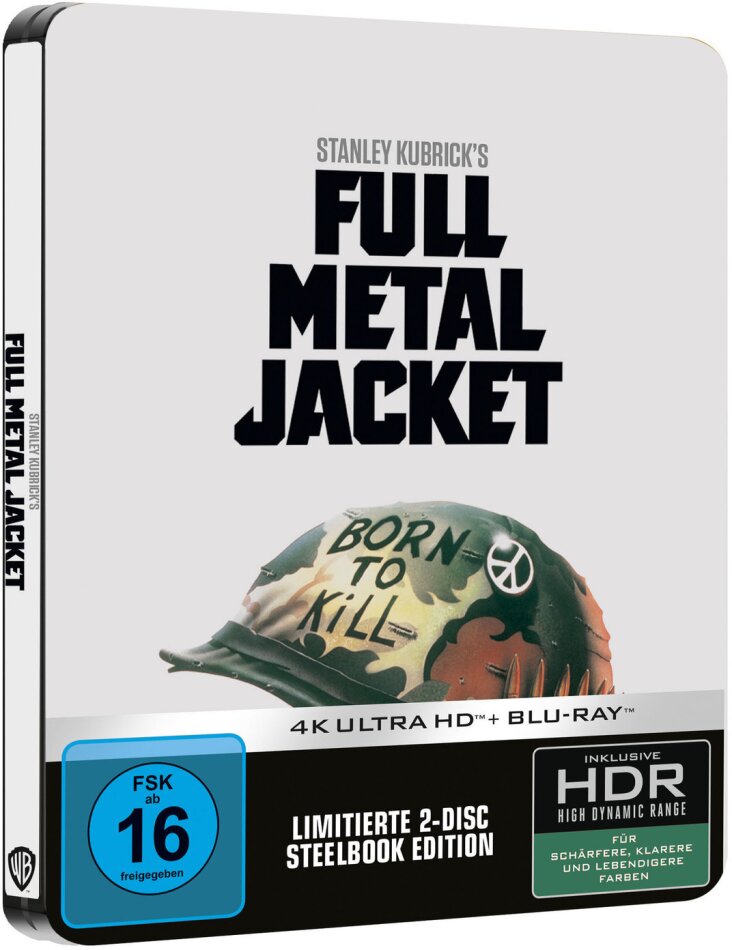 Full Metal Jacket (1987) Limited Edition, Steelbook, 4K Ultra HD + Blu-ray