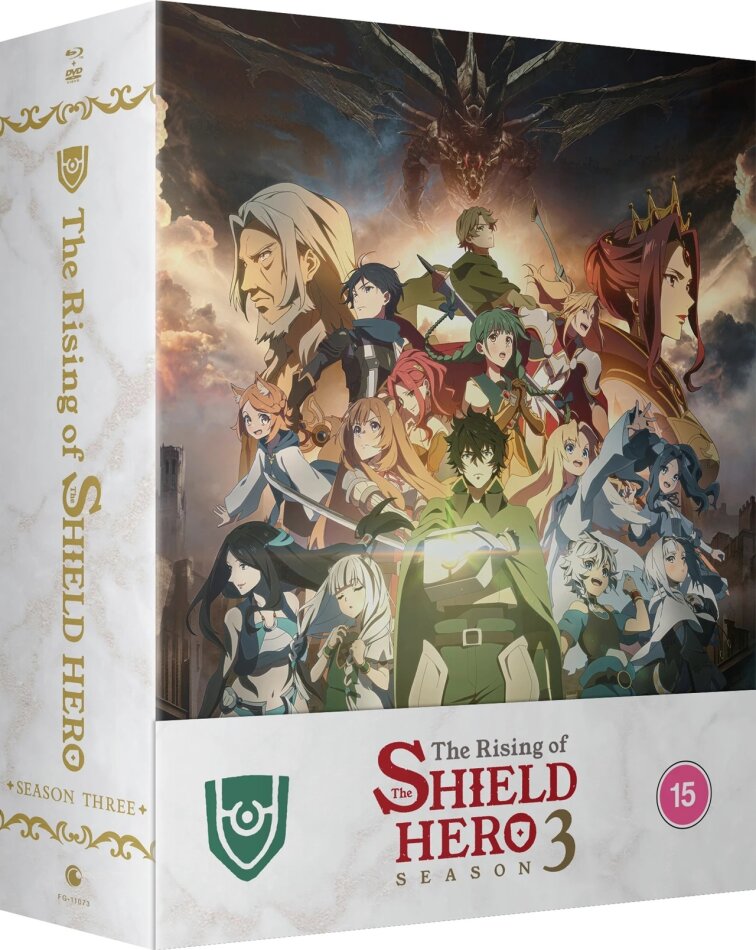 The Rising of the Shield Hero - Season 3 Limited Edition, 2 Blu-rays + 2 DVDs