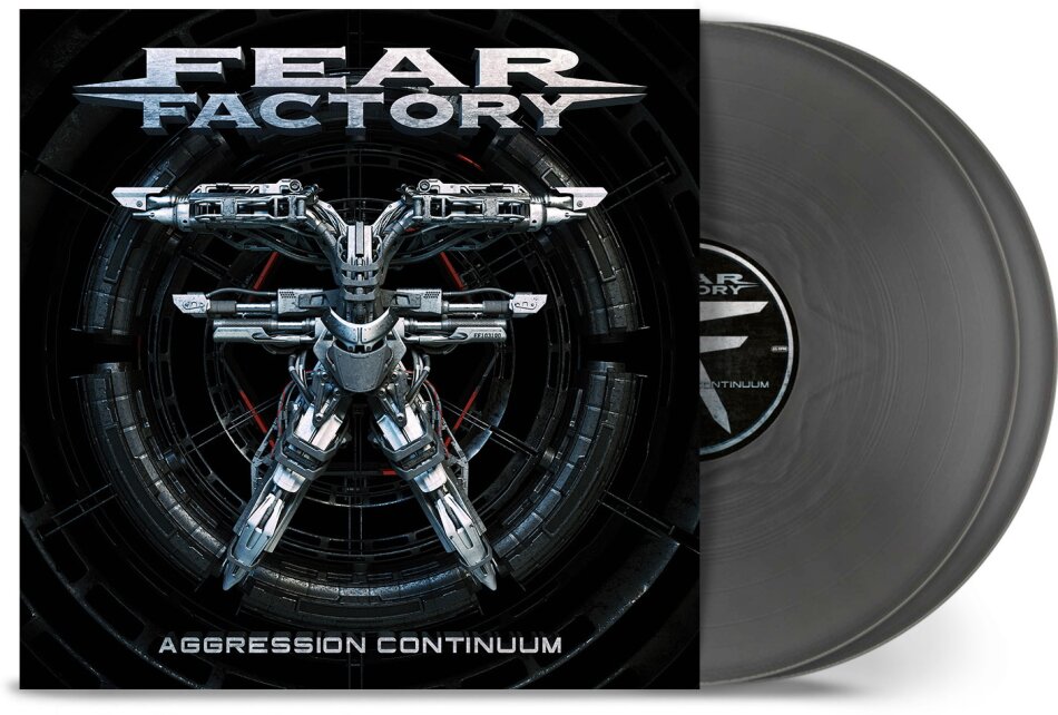Fear Factory - Aggression Continuum 2025 Reissue, Gatefold, Nuclear Blast, Silver Vinyl , 2 LPs