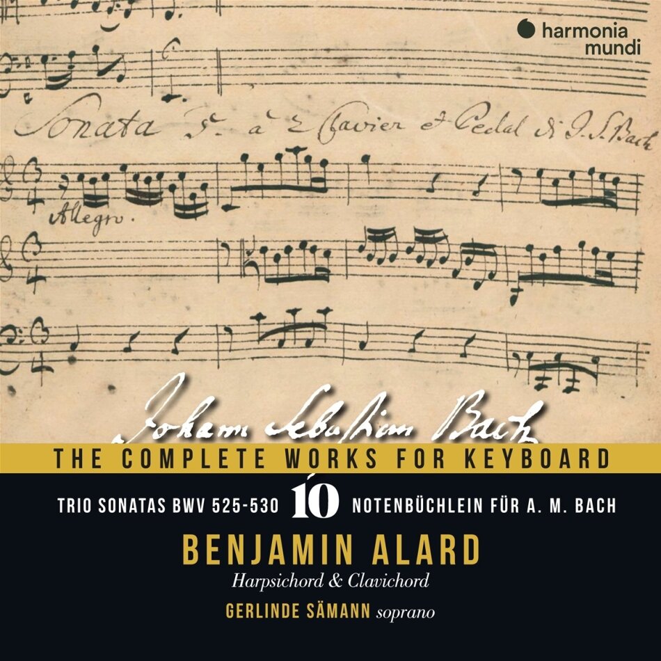 Johann Sebastian Bach (1685-1750), Gerlinde Sämann & Benjamin Alard - Notenbüchlein für Anna Magdalena Bach 3 CD