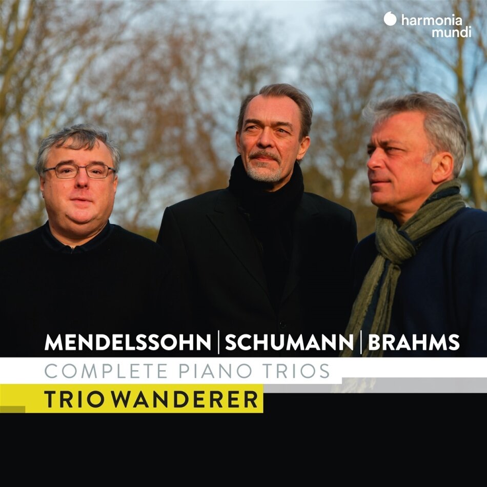 Trio Wanderer, Felix Mendelssohn-Bartholdy (1809-1847), Johannes Brahms (1833-1897) & Robert Schumann (1810-1856) - Mendelssohn - Brahms - Schumann 3 CD