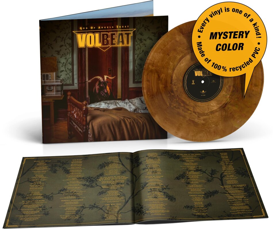 Volbeat - God Of Angels Trust Special Retailer Version, Gatefold, Édition Limitée, Mystery Color Vinyl, LP