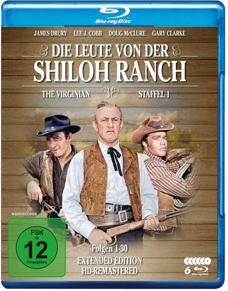Die Leute von der Shiloh Ranch - Staffel 1 New Edition, Remastered, 6 Blu-rays