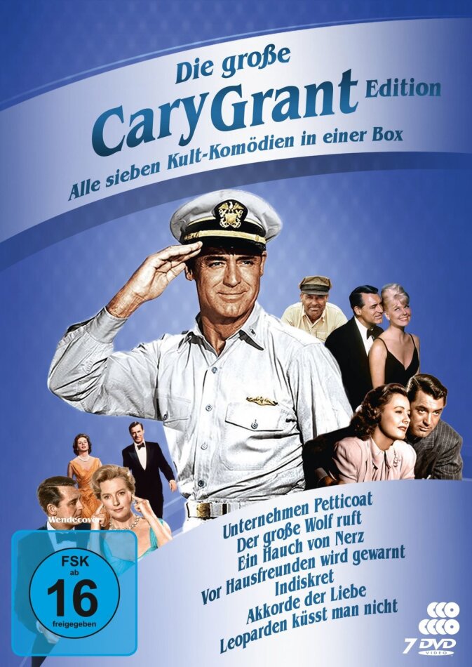 Cary Grant Box Neuauflage, 6 DVDs