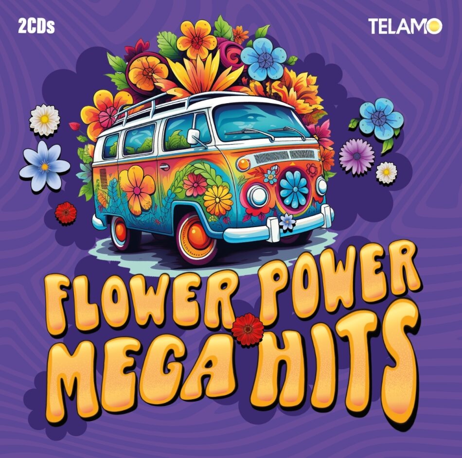 Flower Power Mega Hits Telamo, 2 CD