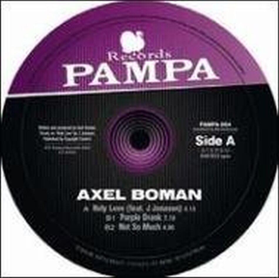Axel Boman - Holy Love 2025 Reissue, 12" Maxi