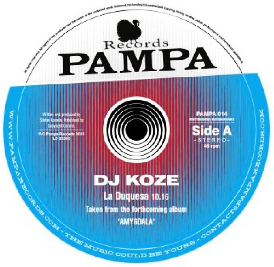 DJ Koze - La Duquesa,Burn With Me (2025 Repress) 12" Maxi