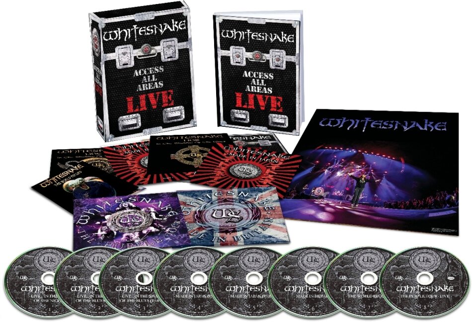 Whitesnake - Access All Areas: Live Deluxe Edition, 8 CDs