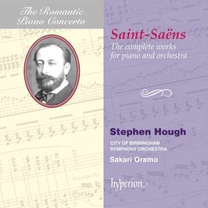 Camille Saint-Sa&euml;ns (1835-1921), Sakari Oramo, Stephen Hough & City of Birmigham Symphony Orchestra - The complete works for piano and orchestra (3 LP)