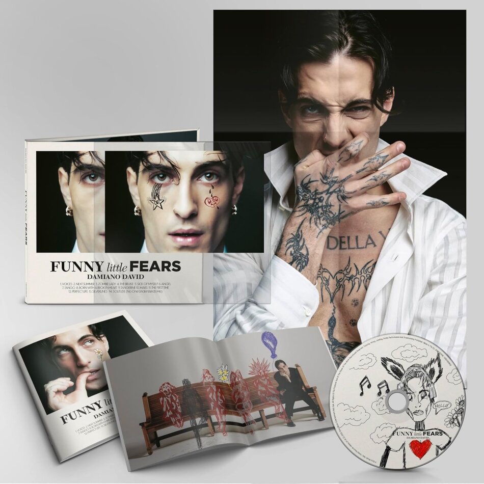 Damiano David (Maneskin) - FUNNY little FEARS Softpack, + Poster, Deluxe Edition