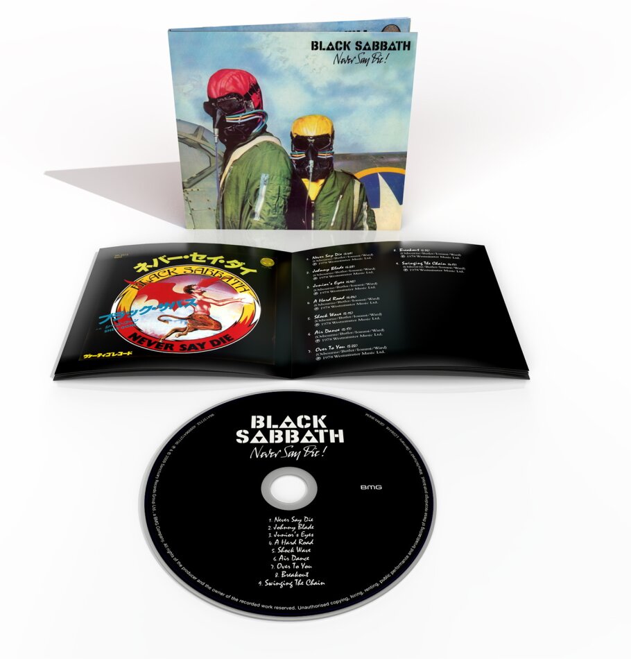 Black Sabbath - Never Say Die 2025 Reissue, 2009 Remaster, Sanctuary, Digipak