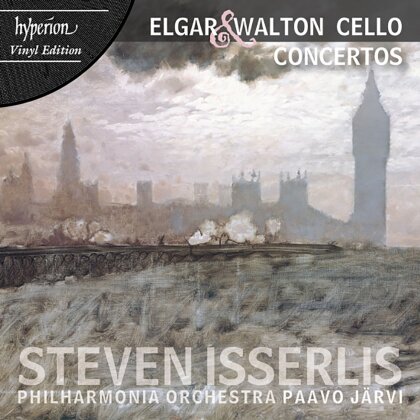 Sir Edward Elgar (1857-1934), Sir William Walton (1902-1983), Paavo J&auml;rvi, Steven Isserlis & Philharmonia Orchestra - Cello Concertos (LP)