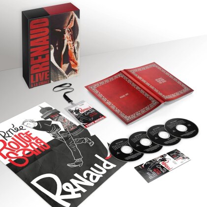 Renaud - Live &agrave; La Cigale (&Eacute;dition Sp&eacute;ciale Limit&eacute;e, Boxset Edition Collector, 4 CD)
