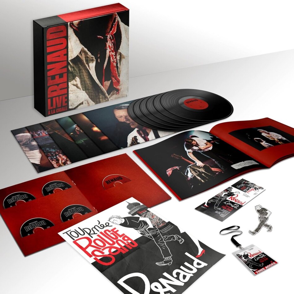 Renaud - Live à La Cigale Ultimate Boxset, 6 LPs + DVD + 4 CDs