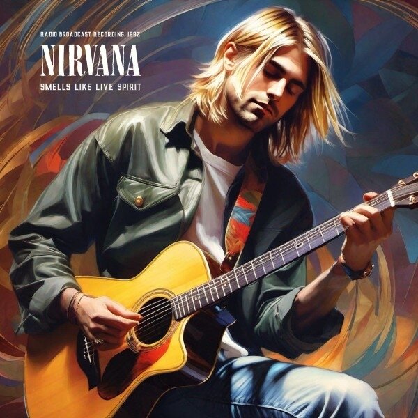 Nirvana - Smells Like Live Spirit - Radio Broadcast Rockin' Bear Records, Blue Vinyl, LP