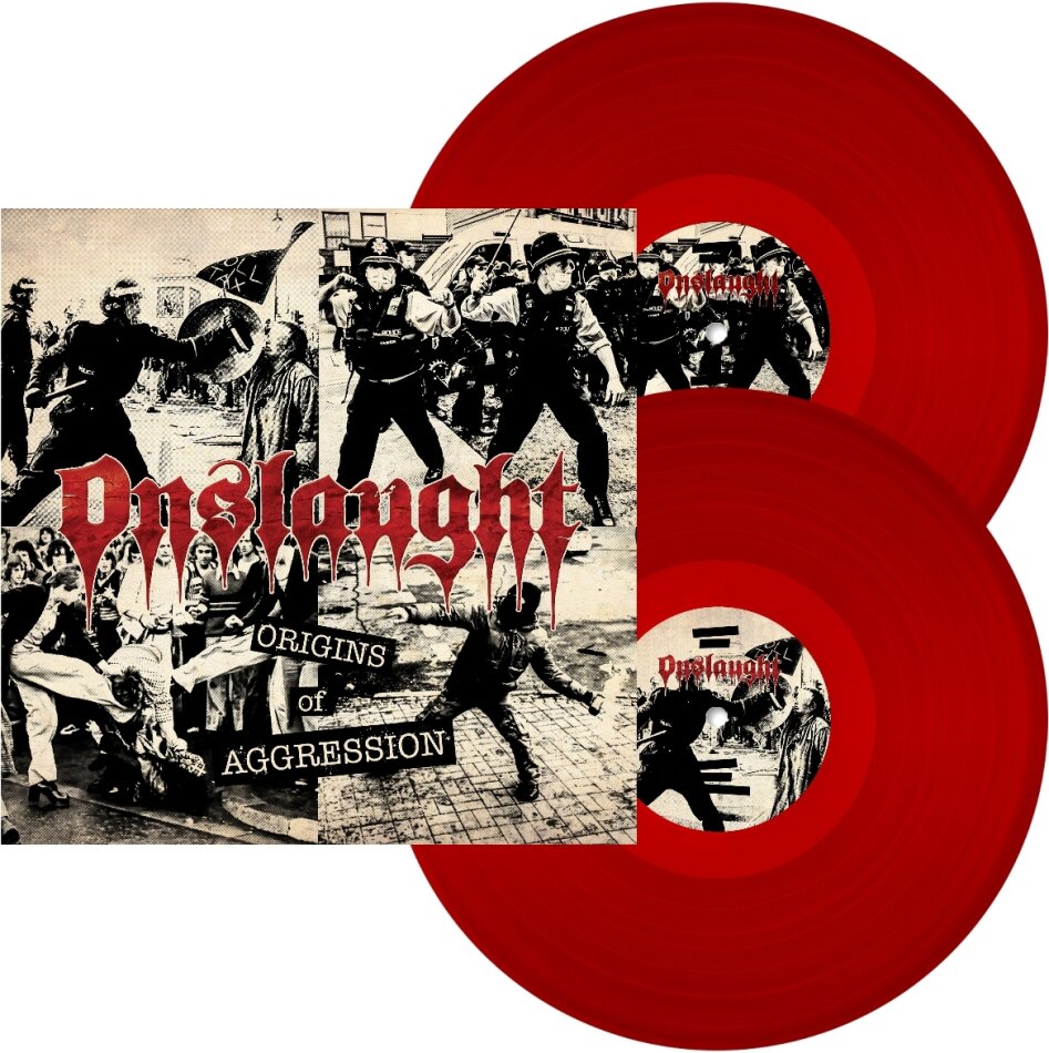 Onslaught - Origins Of Aggression Gatefold, Thermonuclear Red, 2 LPs