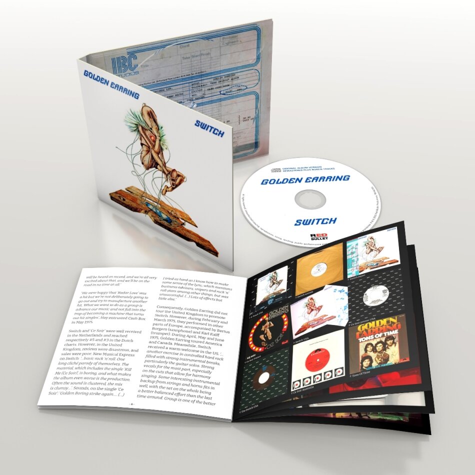 Golden Earring - Switch 2025 Reissue, Red Bullet, Expanded, Digipack, Remastered