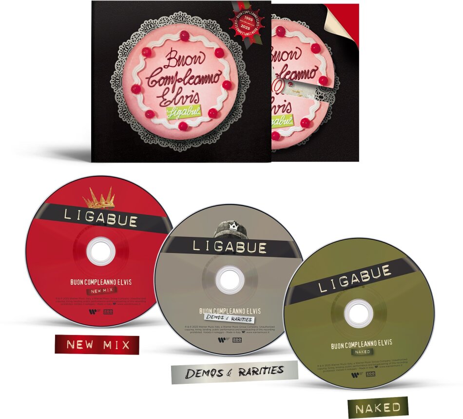 Ligabue - Buon Compleanno Elvis 2025 Reissue, 3 CDs