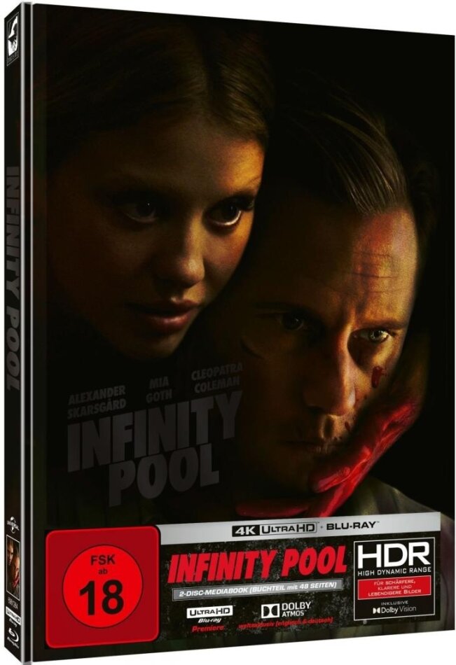 Infinity Pool (2023) Cover D, Limited Edition, Mediabook, 4K Ultra HD + Blu-ray