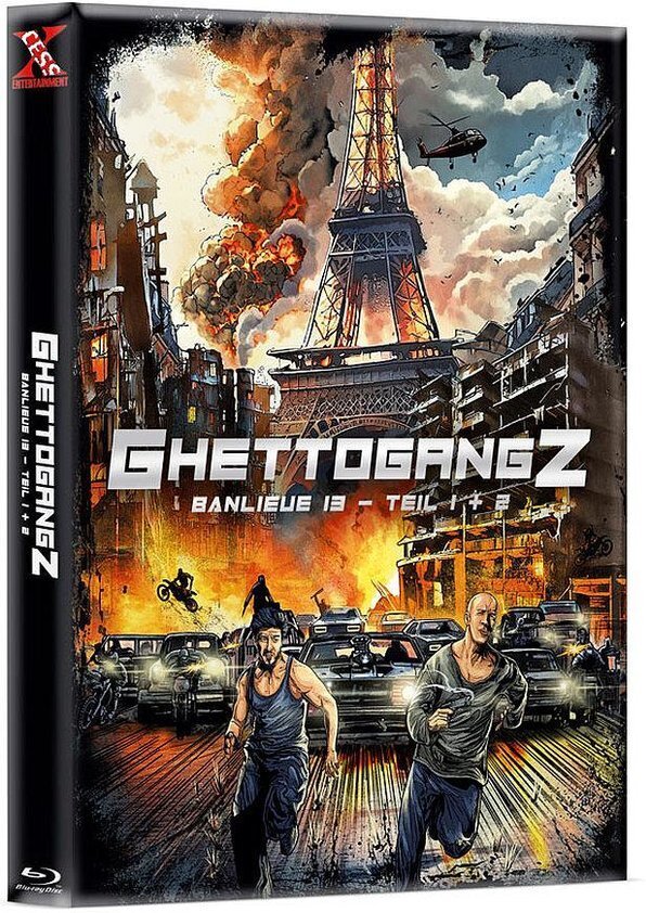 Ghettogangz - Banlieue 13 - Teil 1 + 2 Cover A, Wattiert, Double Feature, Limited Edition, Mediabook, Uncut, 2 Blu-rays