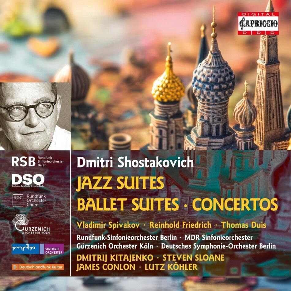 Vladimir Spivakov & Dimitri Schostakowitsch (1906-1975) - Jazz Suites - Ballet Suites - Concertos 3 CDs