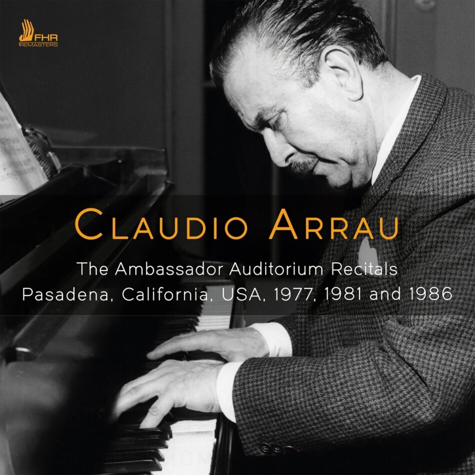 Claudio Arrau - Claudio Arrau - The Ambassador Auditorium Recitals 5 CDs