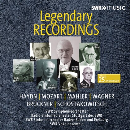 SWR Symphonieorchester, Radio-Sinfonie-Orchester Stuttgart des SWR, SWR Sinfonieorchester Baden-Baden und Freiburg & SWR Vokalensemble - Legendary Recordings - SWRMUSIC 25Th Anniversary (6 CDs)