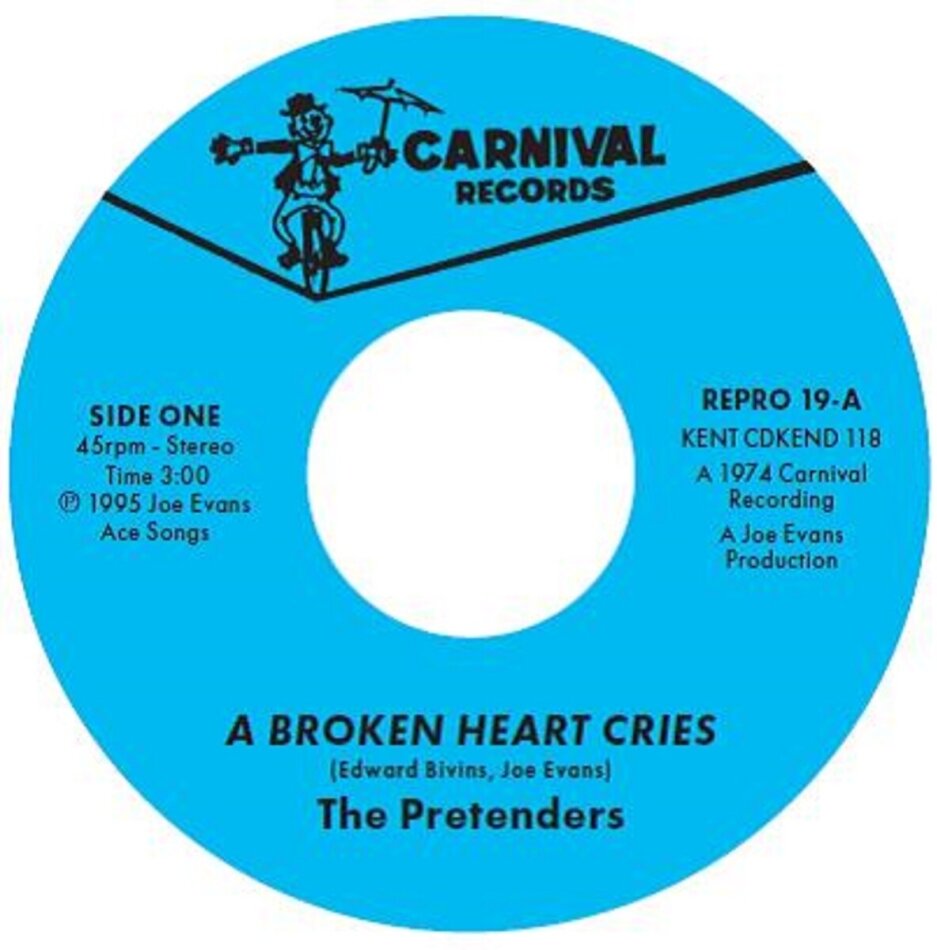 The Pretenders - Broken Heart Cries / For The Rest Of My Days 7" Single