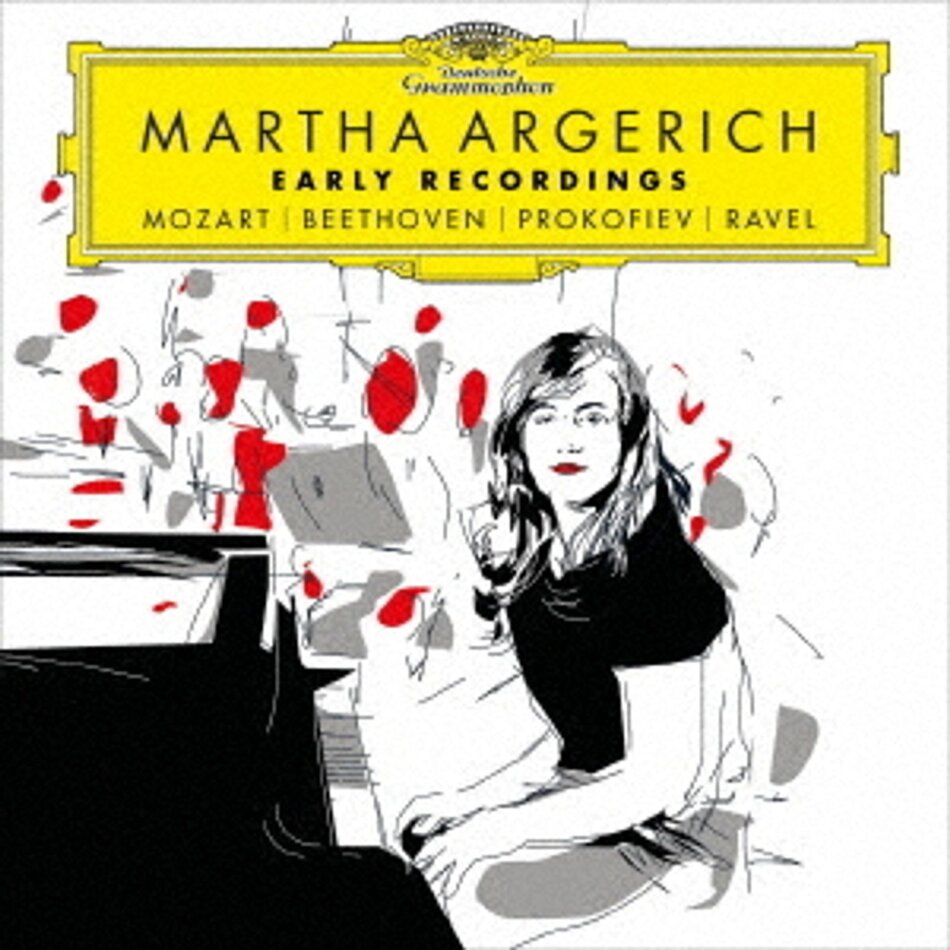 Martha Argerich, Wolfgang Amadeus Mozart (1756-1791), Ludwig van Beethoven (1770-1827), Serge Prokofieff (1891-1953) & Maurice Ravel (1875-1937) - Early Recordings Japan Edition, 2025 Reissue, HQCD REMASTER, Limited Edition