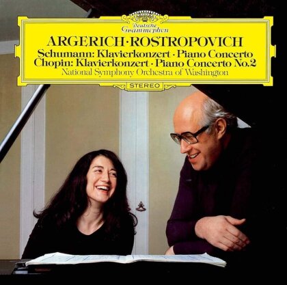Robert Schumann (1810-1856), Fr&eacute;d&eacute;ric Chopin (1810-1849), Mstislav Rostropovich, Martha Argerich & National Symphony Orchestra Of Washington DC - Piano Concertos (Japan Edition, 2025 Reissue, HQCD REMASTER, Limited Edition)