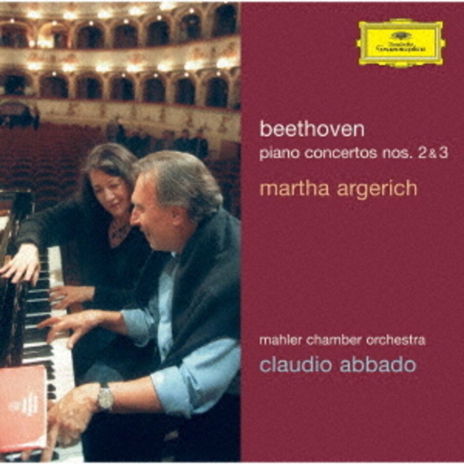 Ludwig van Beethoven (1770-1827), Claudio Abbado, Martha Argerich & Mahler Chamber Orchestra - Piano Concertos 2 & 3 Japan Edition, 2025 Reissue, HQCD REMASTER, Limited Edition