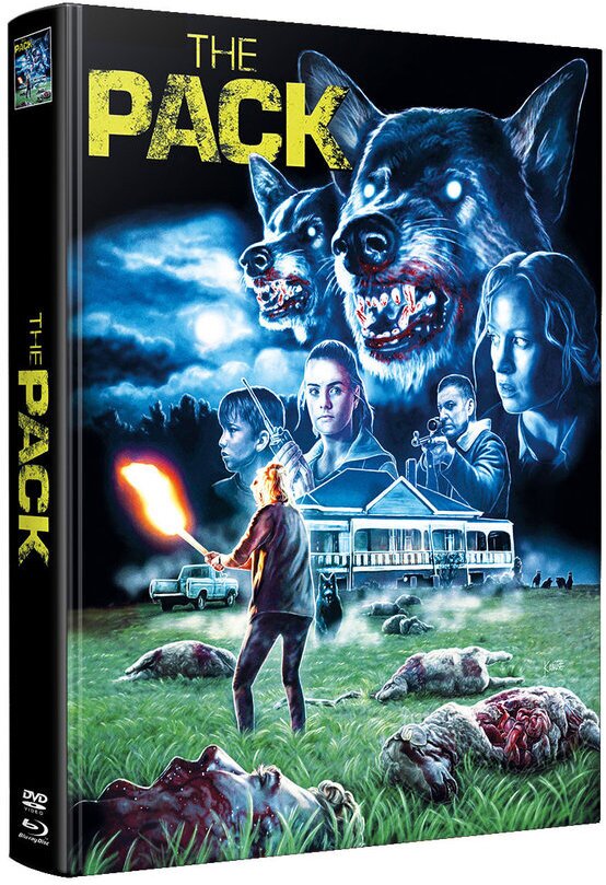 The Pack (2015) Wattiert, Limited Edition, Mediabook, Blu-ray + DVD