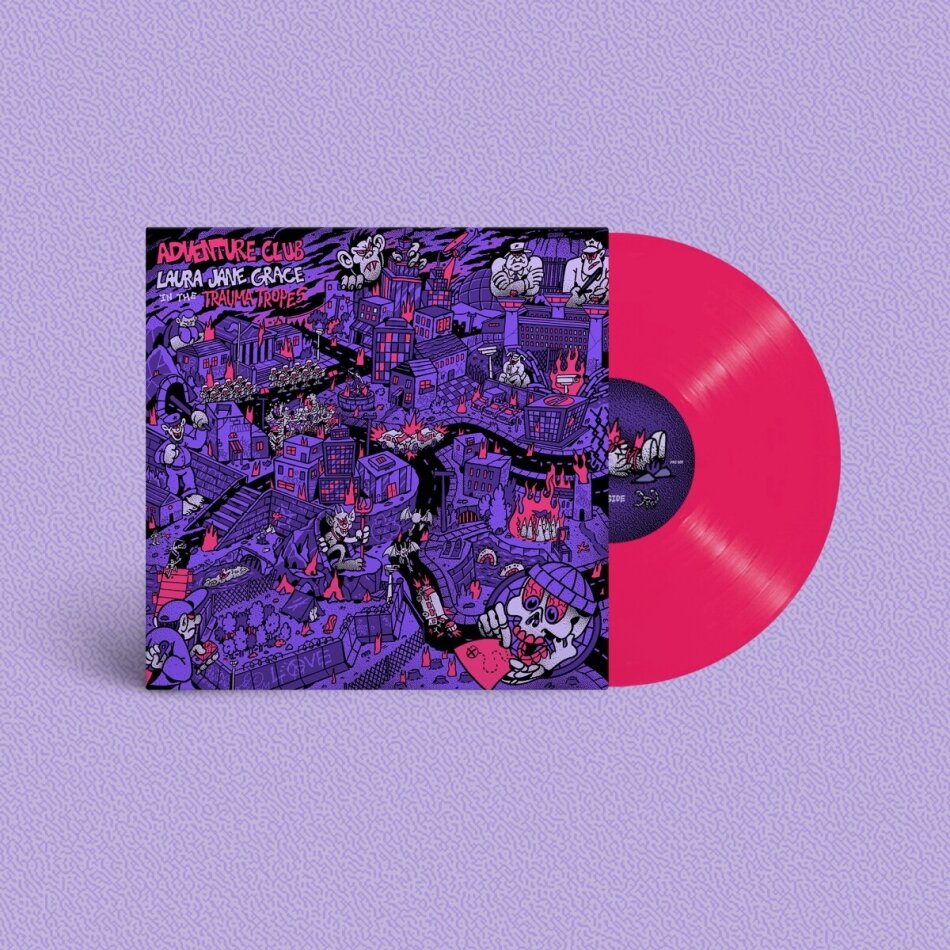 Laura Jane Grace (Against Me) - Adventure Club Opaque Hot Pink Vinyl, LP + Digital Copy
