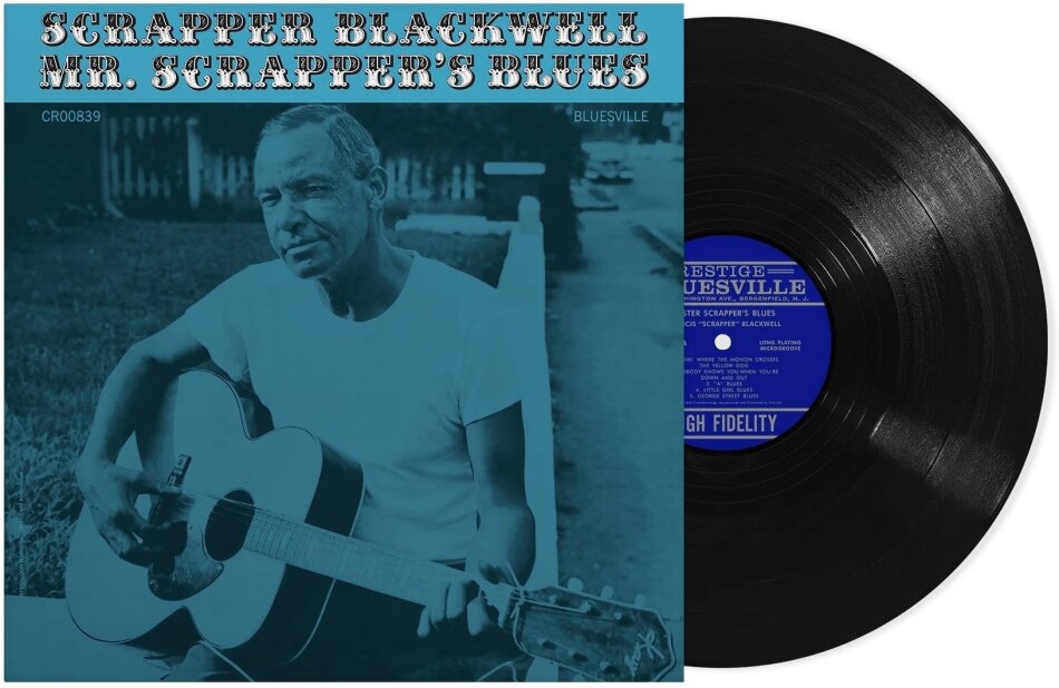 Scrapper Blackwell - Mr. Scrapper's Blues 2025 Reissue, 2024 Remaster, Bluesville Acoustic Sounds, LP